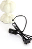 Lamp base 10x29 cm CALDAS shiny cream