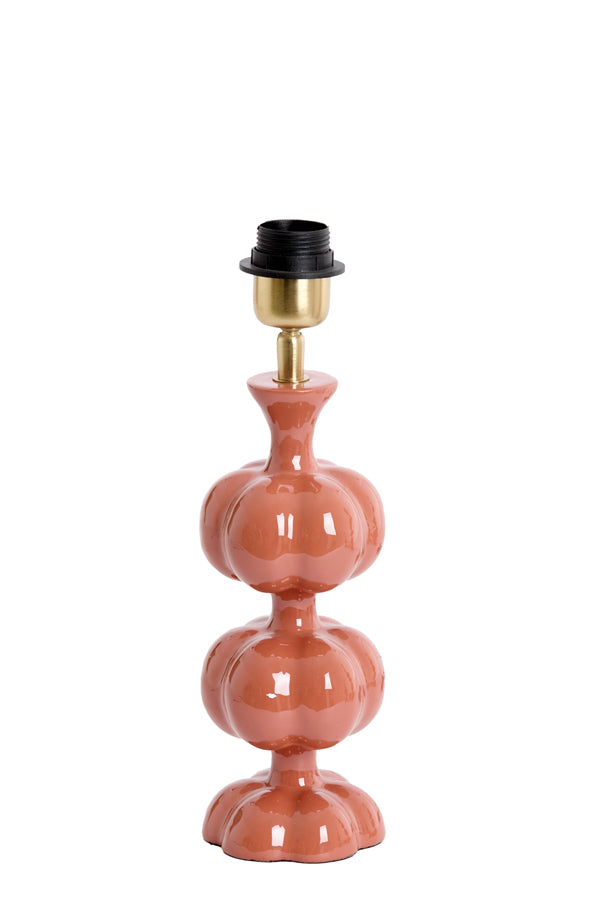 Lamp base 10x29 cm CALDAS shiny terra