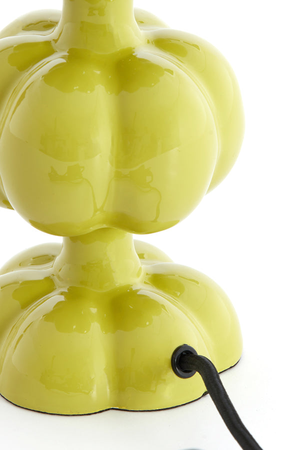 Lamp base 10x29 cm CALDAS shiny light green