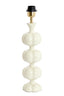 Lamp base 10x38 cm CALDAS shiny cream