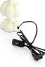 Lamp base 10x38 cm CALDAS shiny cream