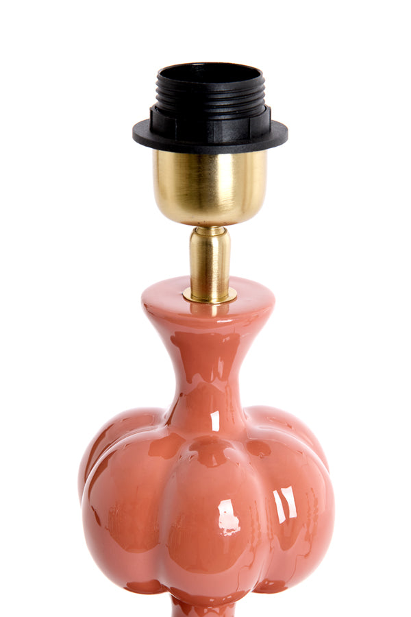 Lamp base 10x38 cm CALDAS shiny terra