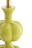 Lamp base 10x38 cm CALDAS shiny light green