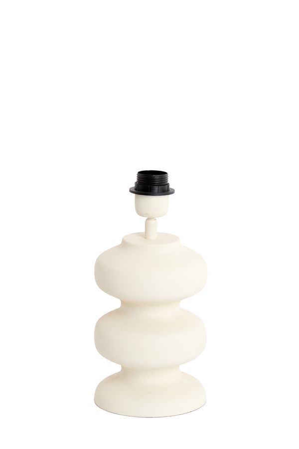 Lamp base 15x24 cm SOROCA matt cream