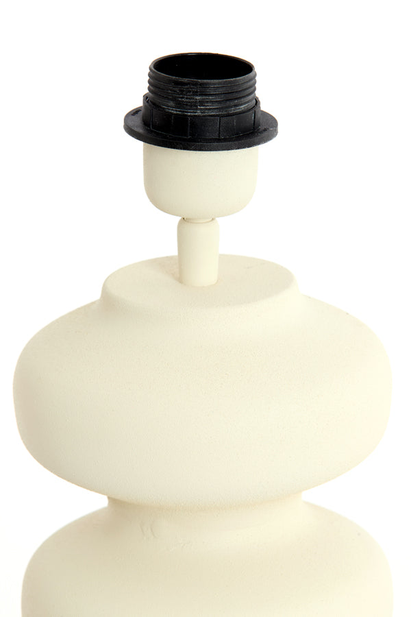 Lamp base 15x24 cm SOROCA matt cream