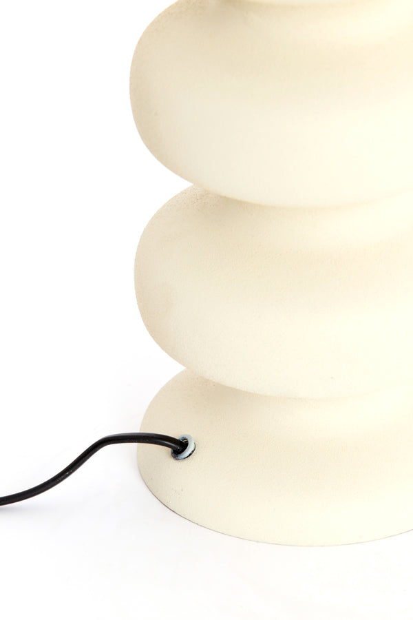 Lamp base 15x24 cm SOROCA matt cream