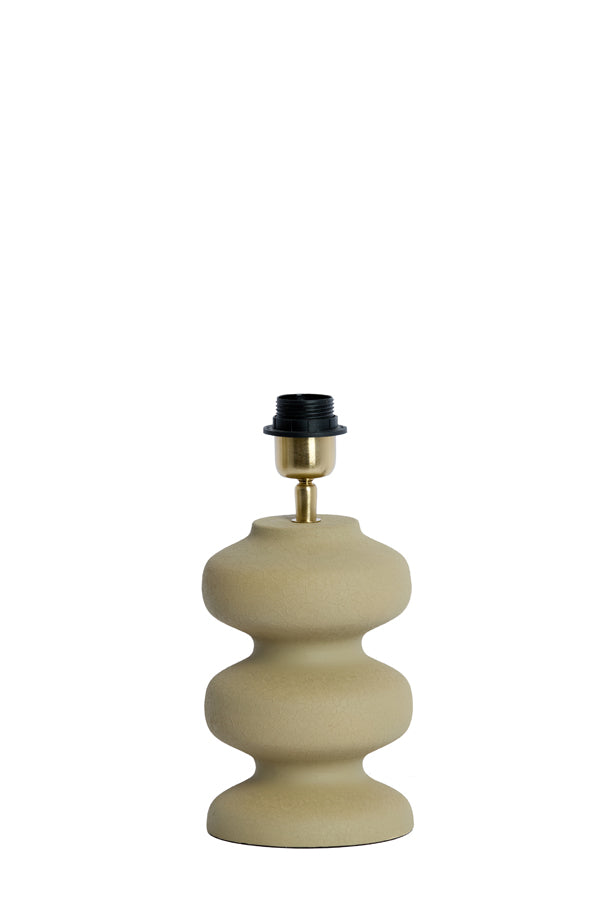 Lamp base 15x24 cm SOROCA matt brown-grey