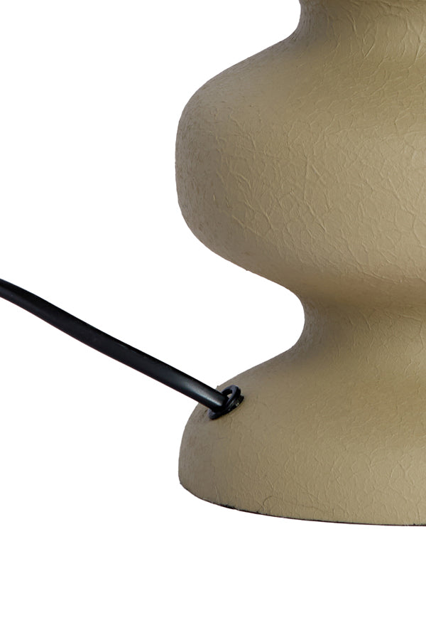 Lamp base 15x24 cm SOROCA matt brown-grey