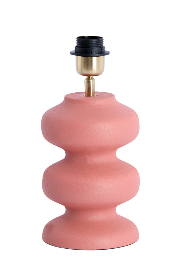 Lamp base 15x24 cm SOROCA matt coral-pink