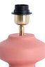 Lamp base 15x24 cm SOROCA matt coral-pink