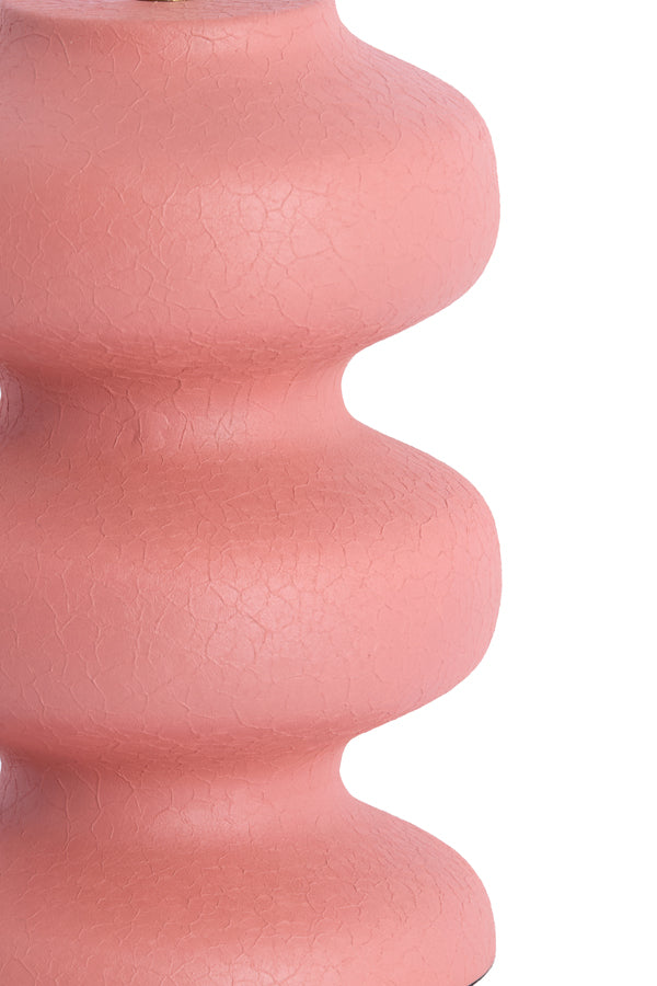 Lamp base 15x24 cm SOROCA matt coral-pink