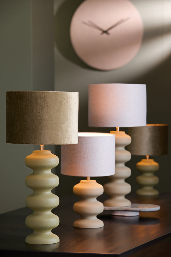 Lamp base 15x42 cm SOROCA matt olive green