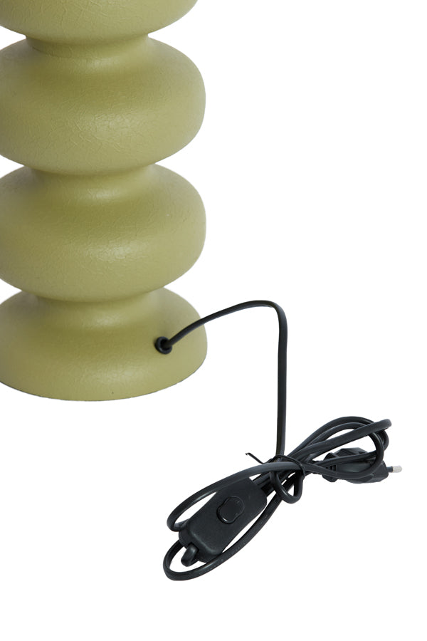 Lamp base 15x42 cm SOROCA matt olive green