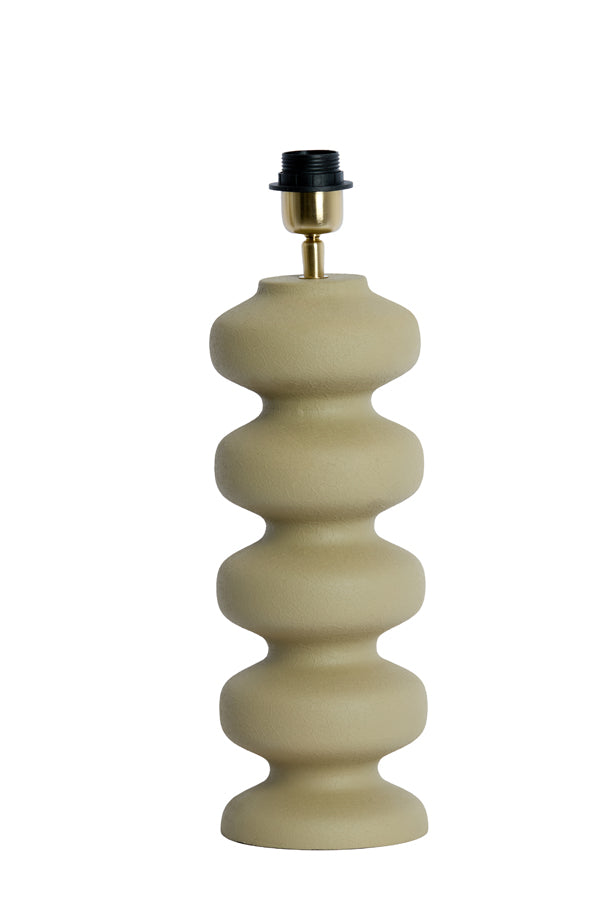 Lamp base 15x42 cm SOROCA matt brown-grey
