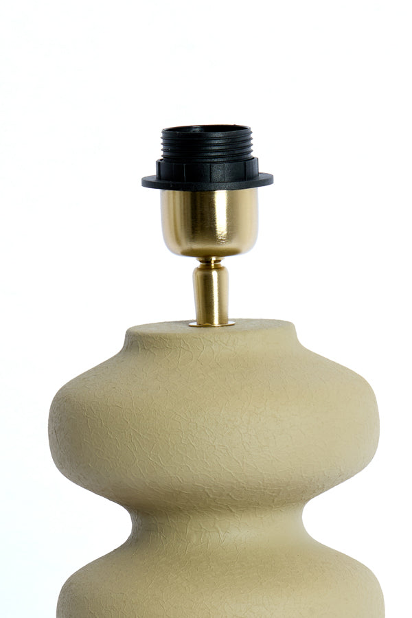 Lamp base 15x42 cm SOROCA matt brown-grey