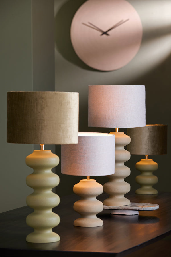 Lamp base 15x42 cm SOROCA matt brown-grey