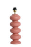 Lamp base 15x42 cm SOROCA matt coral-pink