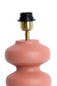 Lamp base 15x42 cm SOROCA matt coral-pink