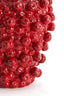 Lamp base 25,5x27 cm BERRIES ceramics red