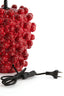 Lamp base 25,5x27 cm BERRIES ceramics red