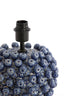 Lamp base 25,5x27 cm BERRIES ceramics dark blue