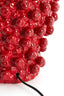 Lamp base 31,5x35 cm BERRIES ceramics red
