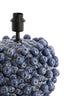 Lamp base 31,5x35 cm BERRIES ceramics dark blue