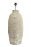 Lamp base 28x70 cm LUCENTE ceramics texture grey