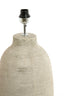 Lamp base 28x70 cm LUCENTE ceramics texture grey