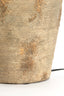 Lamp base 28x70 cm LUCENTE ceramics antique dark brown