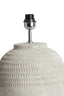 Lamp base 28,5x49 cm MINORA ceramics texture grey
