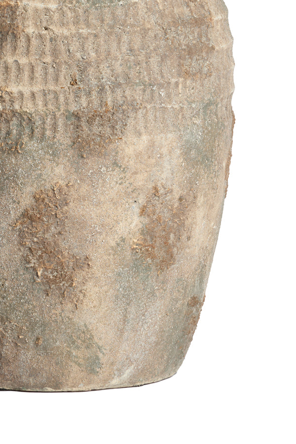 Lamp base 28,5x49 cm MINORA ceramics antique dark brown