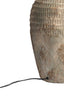 Lamp base 28,5x49 cm MINORA ceramics antique dark brown