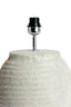 Lamp base 28,5x46,5 cm CASSARO ceramics texture grey