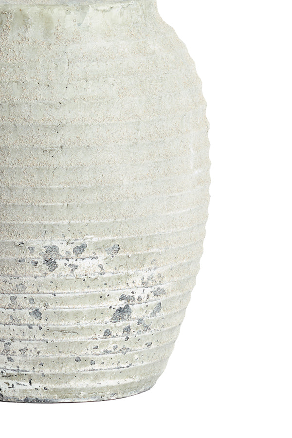 Lamp base 28,5x46,5 cm CASSARO ceramics texture grey