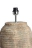 Lamp base 28,5x46,5 cm CASSARO ceramics antique dark brown