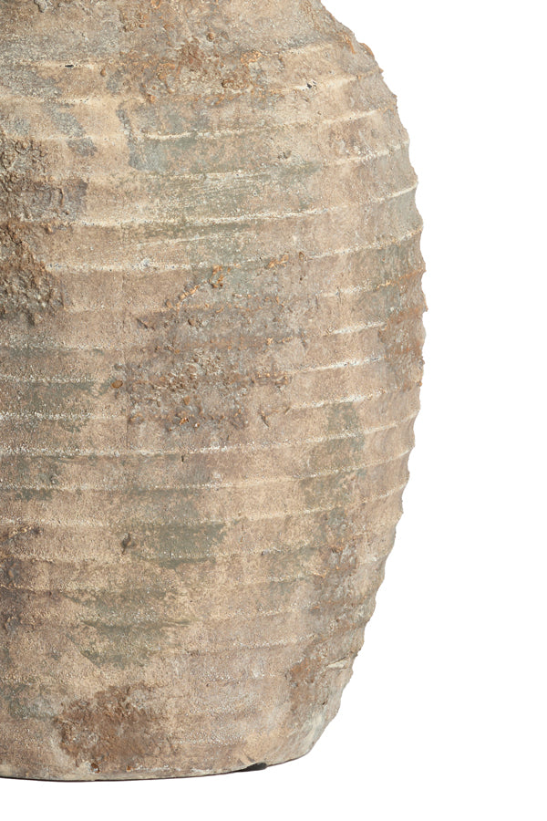 Lamp base 28,5x46,5 cm CASSARO ceramics antique dark brown