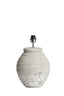 Lamp base 28,5x42,5 cm VENTURA ceramics texture grey