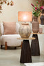 Lamp base 28,5x42,5 cm VENTURA ceramics antique dark brown