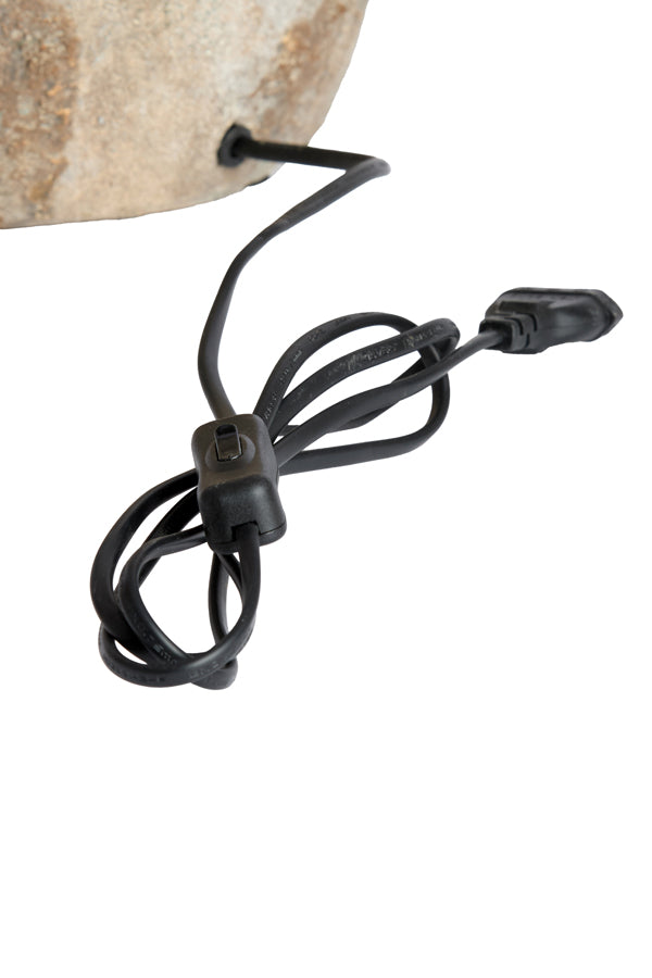 Lamp base 28,5x42,5 cm VENTURA ceramics antique dark brown