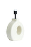 Lamp base 23,5x12x42,5 cm KANTI shiny cream
