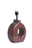 Lamp base 23,5x12x42,5 cm KANTI shiny burgundy