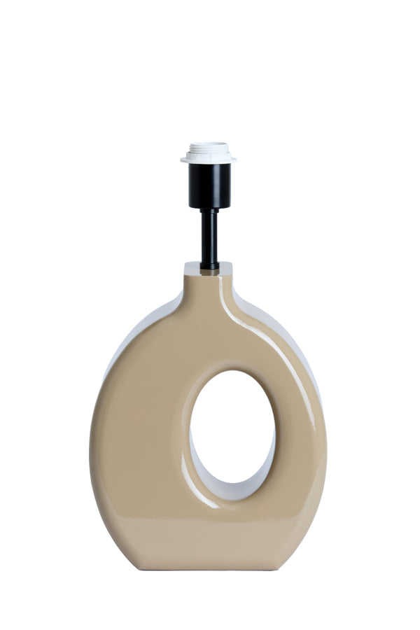 Lamp base 23,5x12x42,5 cm KANTI shiny sand