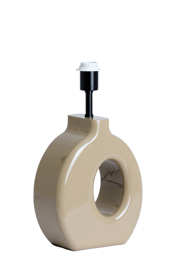 Lamp base 23,5x12x42,5 cm KANTI shiny sand