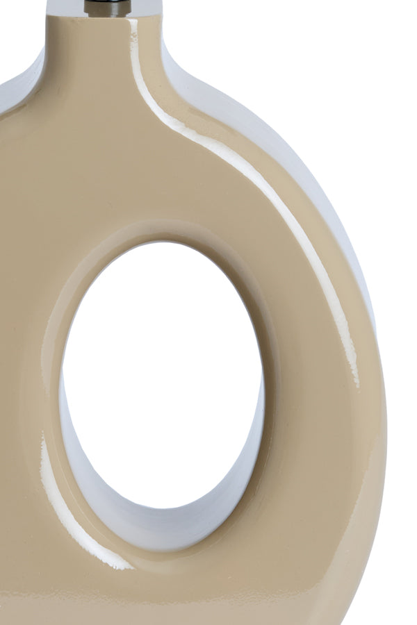 Lamp base 23,5x12x42,5 cm KANTI shiny sand