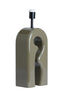 Lamp base 19x13x52,5 cm MISTRA shiny taupe
