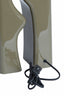 Lamp base 19x13x52,5 cm MISTRA shiny taupe