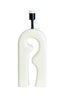 Lamp base 19x13x52,5 cm MISTRA shiny cream