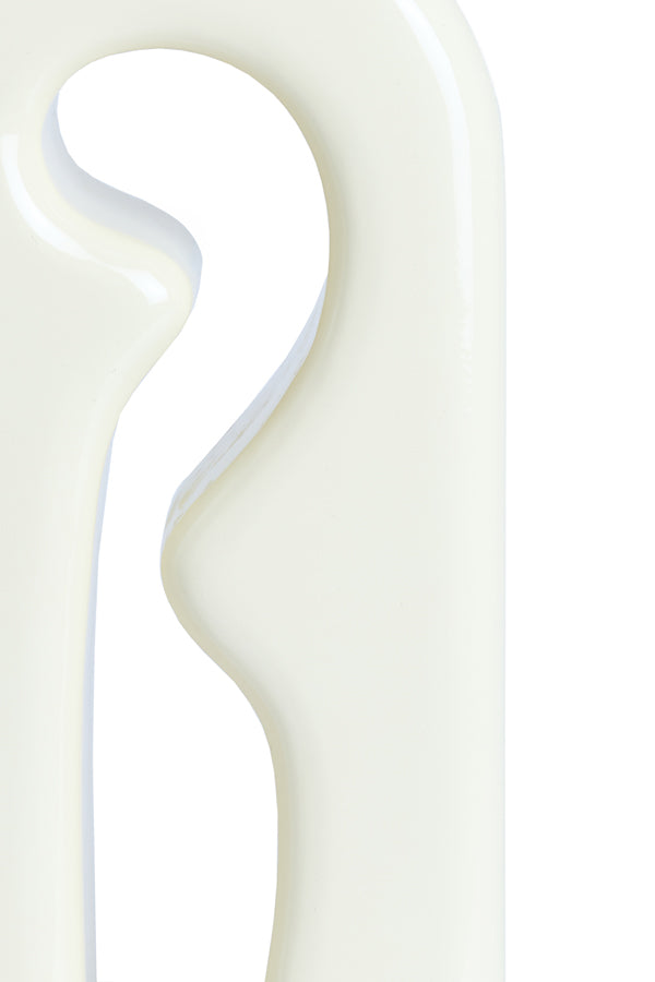 Lamp base 19x13x52,5 cm MISTRA shiny cream