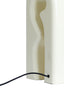 Lamp base 19x13x52,5 cm MISTRA shiny cream